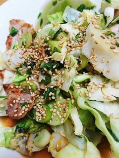 豚肉とキャベツの塩炒め★ノンオイル-レシピのメイン写真