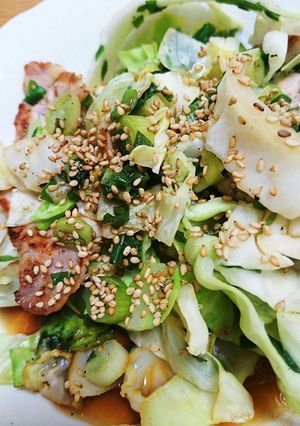 豚肉とキャベツの塩炒め★ノンオイル-レシピのメイン写真