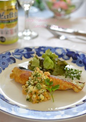 鰆のスパイシーソテー大豆タルタル添え♫-レシピのメイン写真