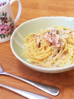15分で完成!簡単ニンニククリームパスタ-レシピのメイン写真