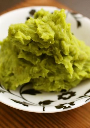 生のグリンピースで☆うぐいす餡＆茶巾-レシピのメイン写真