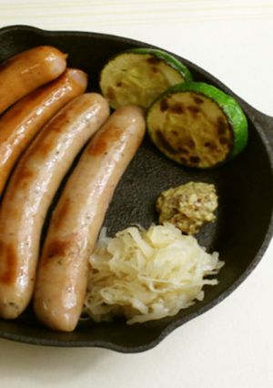 すこやか三元豚ロングウインナー簡単グリル-レシピのメイン写真