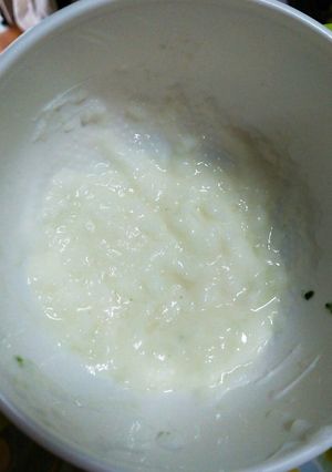 離乳食 シンプルミルクリゾット風-レシピのメイン写真