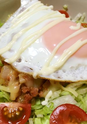 沖縄☆コンビーフハッシュでタコライス風☆-レシピのメイン写真