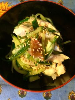 スイートはちみつ南高梅と鶏ささみ和え☆-レシピのメイン写真