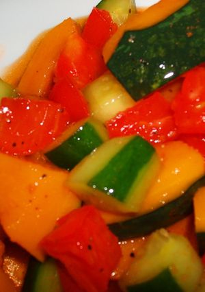 夏野菜のさっぱりサラダ-レシピのメイン写真