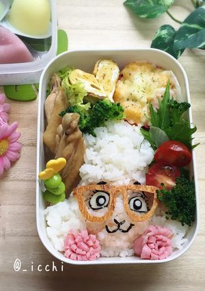 ズートピアキャラ弁！ベルウェザー副市長-レシピのメイン写真