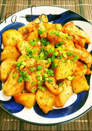 90円♡新じゃがと胸肉のバター照り焼き-レシピのメイン写真