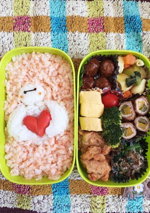 遠足のお弁当♪(ベイマックス編)-レシピのメイン写真
