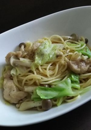 ☆鶏肉とキャベツの和風パスタ☆-レシピのメイン写真