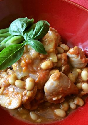 鶏肉トマト大豆煮込み-レシピのメイン写真