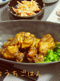 簡単!お肉がホロリ☆手羽元の甘辛煮-レシピのメイン写真