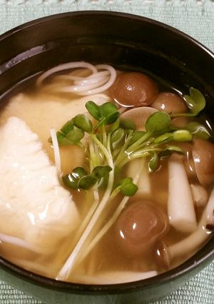 鶏ささ身のお吸い物-レシピのメイン写真