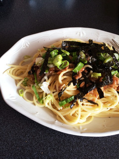*簡単* 塩昆布とツナで納豆スパゲッティ-レシピのメイン写真