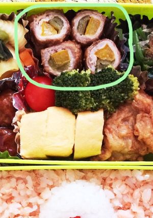 見た目爽やか豚ロール♪（お弁当）-レシピのメイン写真