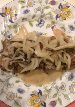 ポークソテー　オニオンソースかけ-レシピのメイン写真
