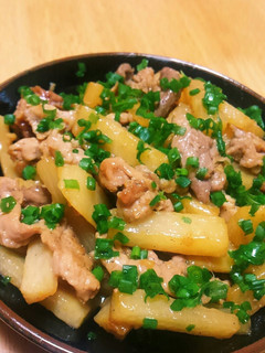 シャキシャキ★長いもと豚肉の炒め物★-レシピのメイン写真