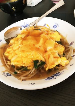 節約！ニラともやしのたまごあんかけ-レシピのメイン写真