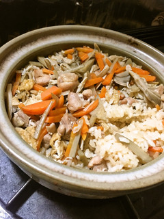 土鍋で作る、絶品炊き込みご飯-レシピのメイン写真