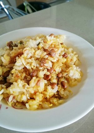松茸のお吸い物で納豆チャーハン-レシピのメイン写真