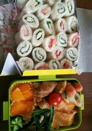 2016 親子遠足 ロールサンド弁当-レシピのメイン写真
