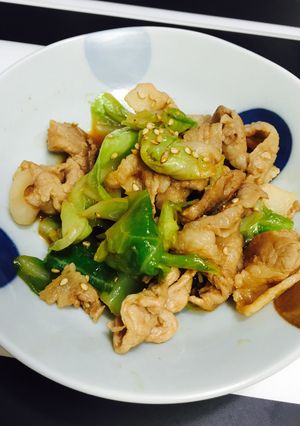 キャベツとぶた肉の炒め物-レシピのメイン写真