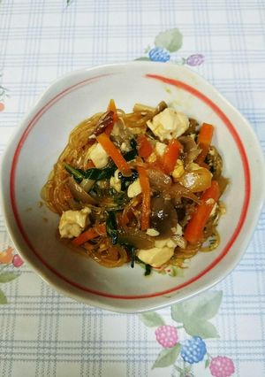 簡単♪すき焼き風ニラ玉春雨☆-レシピのメイン写真