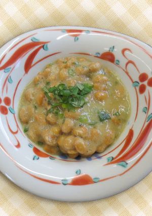 気になるきのこ入り納豆-レシピのメイン写真