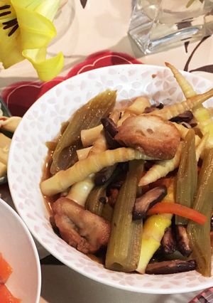 春の山菜で!笹竹と新ブキの炒め煮-レシピのメイン写真