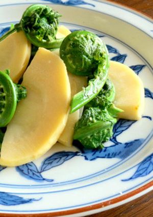 春香る～筍とこごみの炒め物-レシピのメイン写真
