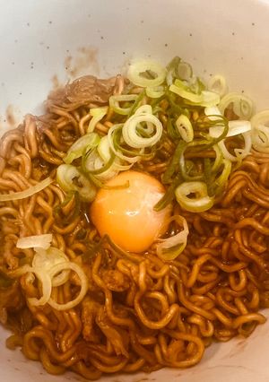 10分調理、袋麺で味噌煮込み風焼きそば-レシピのメイン写真