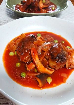 ミコばあばの煮込みハンバーグ-レシピのメイン写真