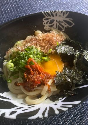 簡単！うどんで濃厚和風油そば-レシピのメイン写真