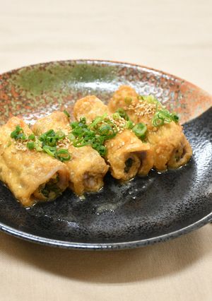 豚肉の甘みそ油揚げ巻き-レシピのメイン写真