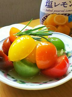 トマトマリネ∮蜂蜜レモン-レシピのメイン写真