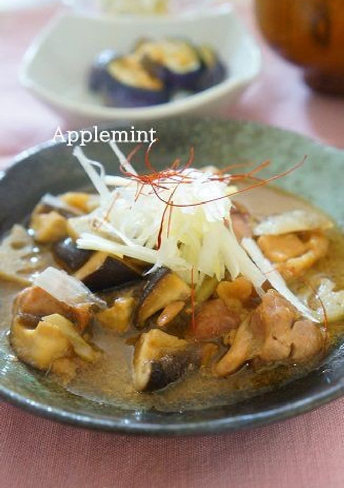 鶏肉と蓮根の甘辛うま煮柚子こしょう味-レシピのメイン写真
