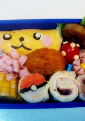 ポケモンロールサンド弁当-レシピのメイン写真
