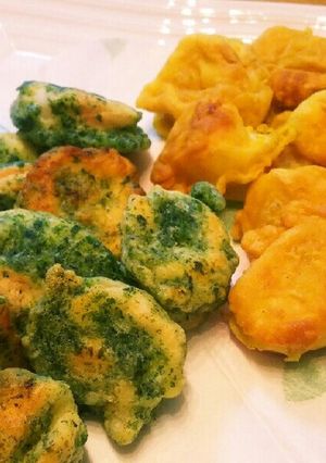 お手軽♪お麩の２色天ぷら-レシピのメイン写真