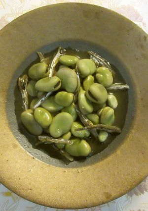 そら豆といりこの煮物-レシピのメイン写真
