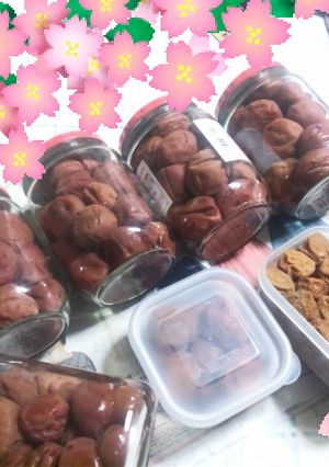 梅干し(きび糖入り)-レシピのメイン写真