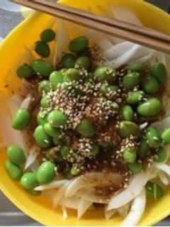 旨‼️新タマと枝豆のさっぱりサラダ-レシピのメイン写真