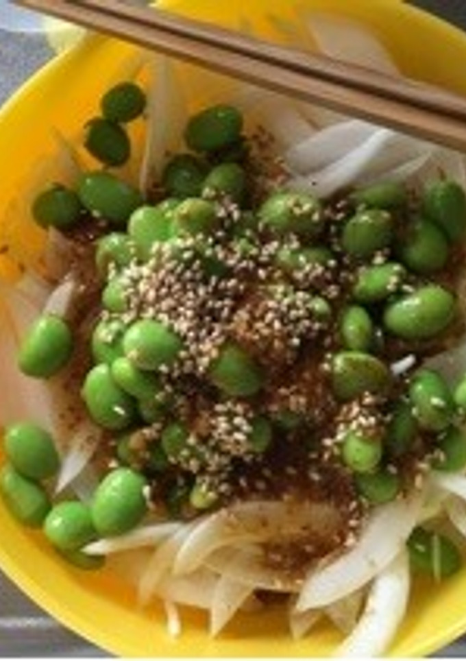 旨‼️新タマと枝豆のさっぱりサラダ-レシピのメイン写真