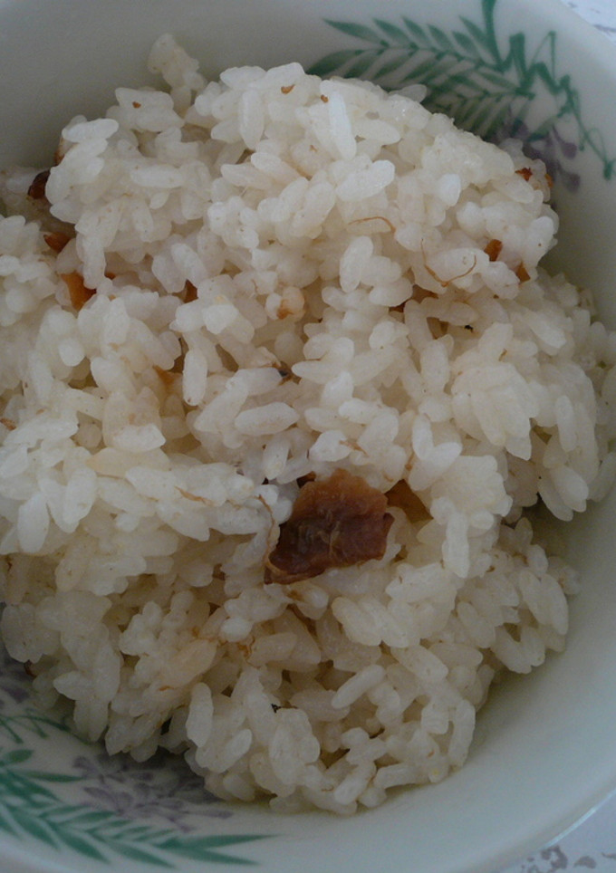 炊飯器で炊くだけ！梅おこわ☆-レシピのメイン写真