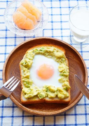 アボカド明太とトロトロ卵のトースト-レシピのメイン写真