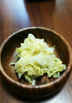 レンチン＊キャベツのカレーマヨ和え-レシピのメイン写真