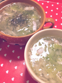 豚バラとキャベツの中華スープ-レシピのメイン写真
