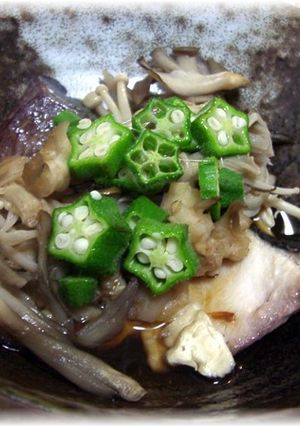 簡単✧焼いたブリとキノコの酒蒸し-レシピのメイン写真