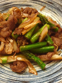 牛肉とアスパラのスタミナ☆オイスター炒め-レシピのメイン写真