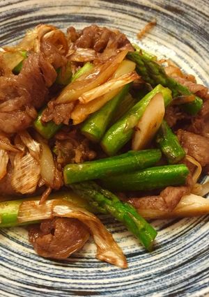 牛肉とアスパラのスタミナ☆オイスター炒め-レシピのメイン写真