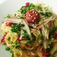 夏の冷製 梅と茗荷のパスタ